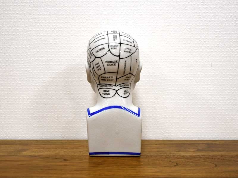 フレノロジーヘッド　骨相学　置物　ヴィンテージ　2個セット Amazon.co.jp: フレノロジーヘッド M 頭の置物 オブジェ THE